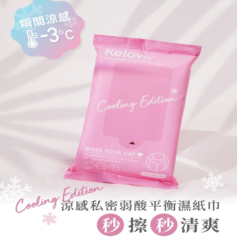【Relove】緊依偎私密水潤精華+弱酸平衡濕紙巾 女性私密保養
