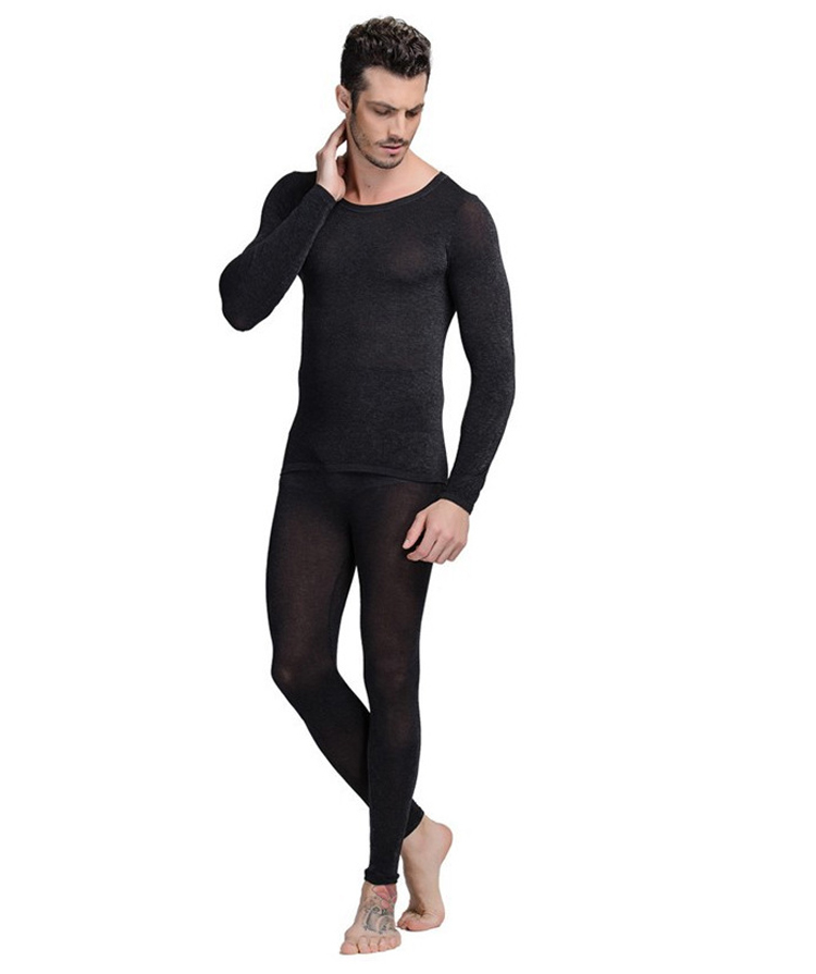 超薄無縫保暖恒溫內衣套裝-男款(上衣+褲子/衛生衣褲)