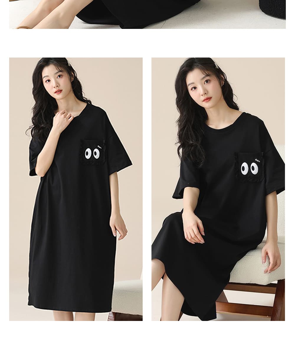 日系軟綿涼爽舒適寬鬆透氣睡裙 多款任選 睡衣 居家服 家居服 