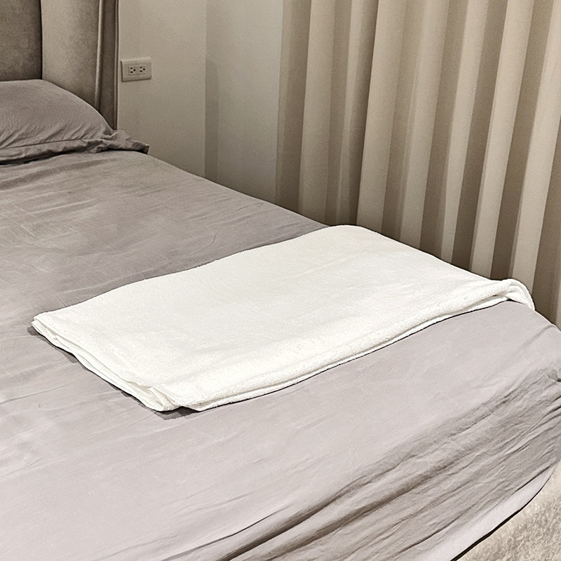 【凱美棉業】MIT台灣製 20兩加厚純棉毛巾被毯 萬用被毯 白色毛巾