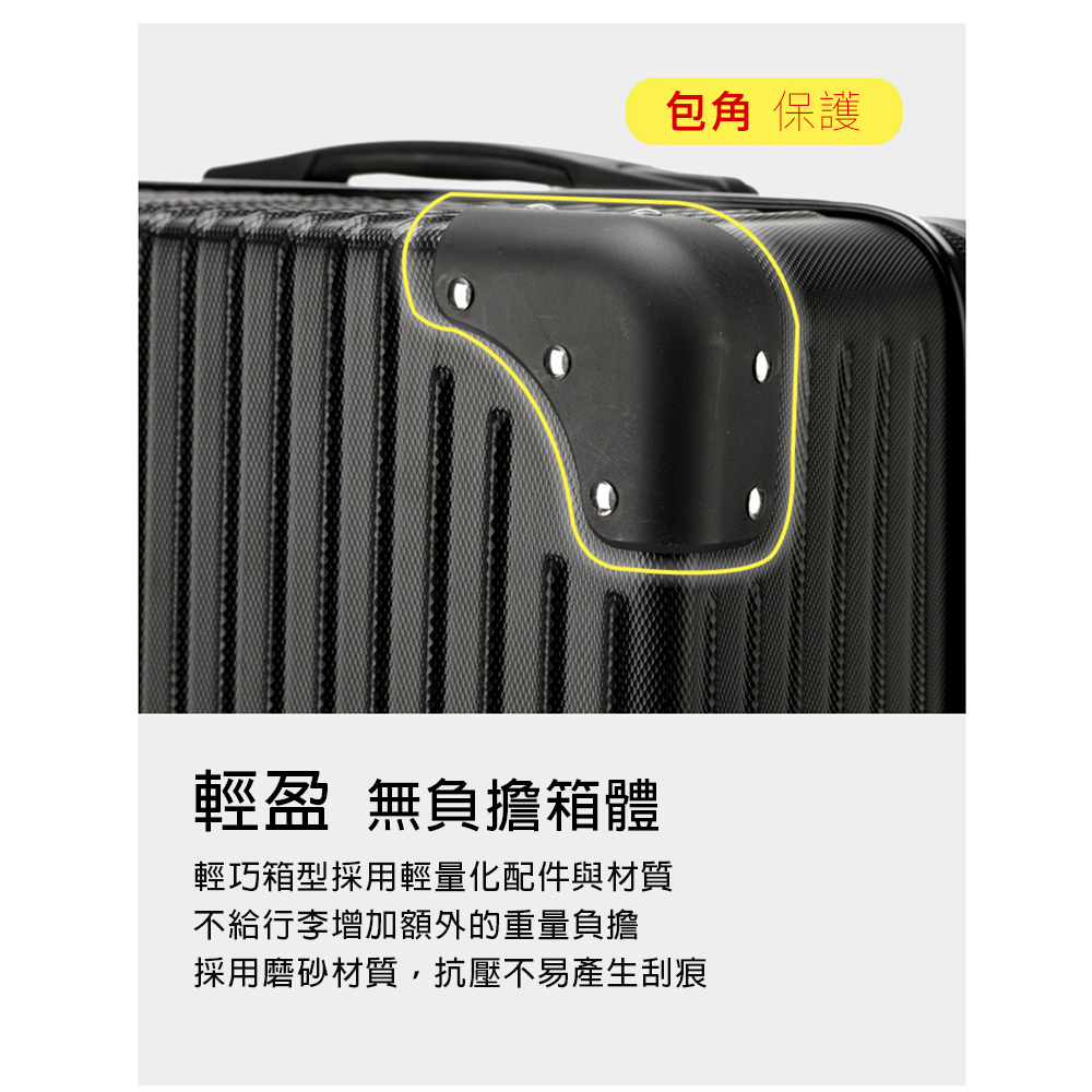 【Aaplus】城市旅人 耐刮防撞復古硬殼行李箱 (20吋/27吋) 多色任選