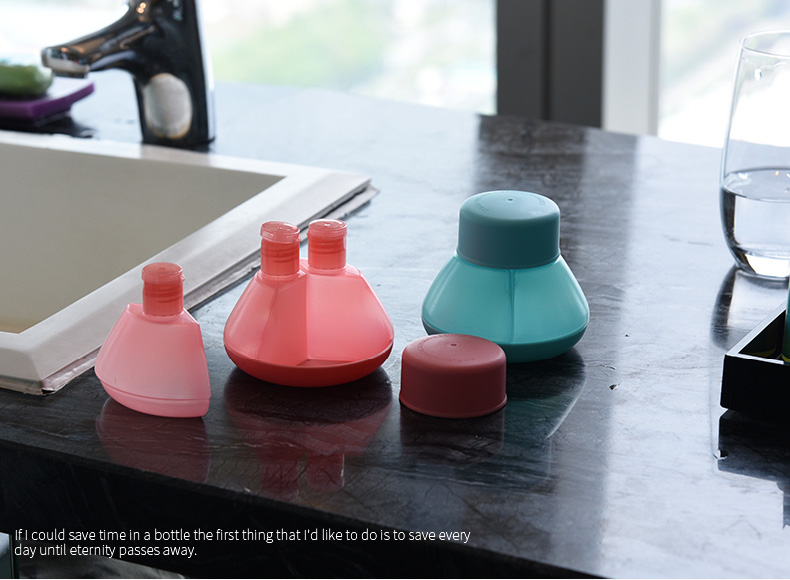 便攜款三格化粧保養品分裝盒