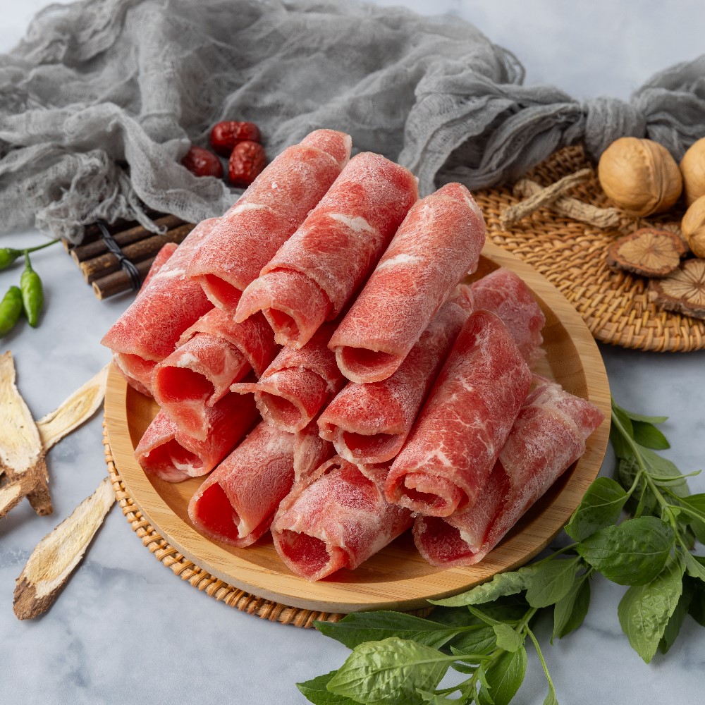 【小嚼士】紐西蘭小羔羊腿肉片500g 火鍋肉片 烤肉片 冷凍羊肉 羊肉片 羊排