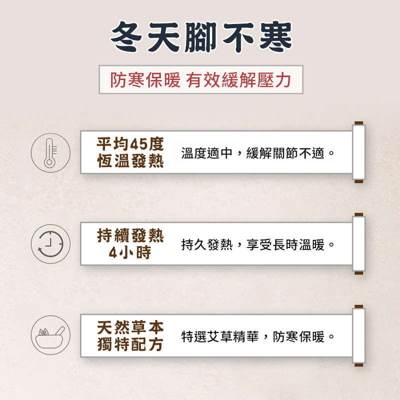 艾草暖足貼 足部保暖貼 暖暖貼