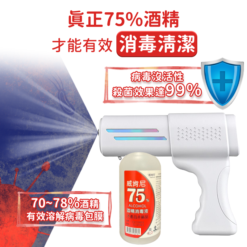 【威肯尼】75％醫療器械用酒精消毒液(未滅菌) (500ml/瓶) 台灣製造