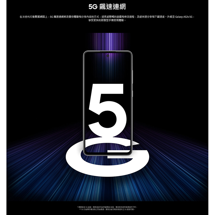       【SAMSUNG 三星】Galaxy A52s 5G 6G/128