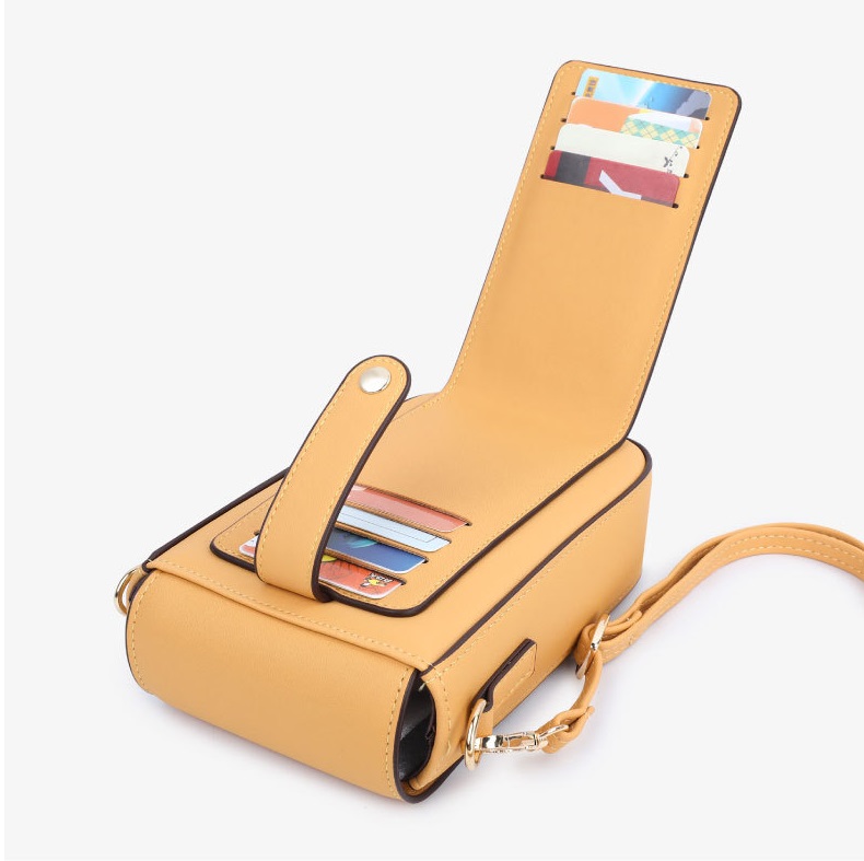 韓系清新多功能輕便斜背護照手機包 可放6.5吋手機 護照包 斜背包 6色任選