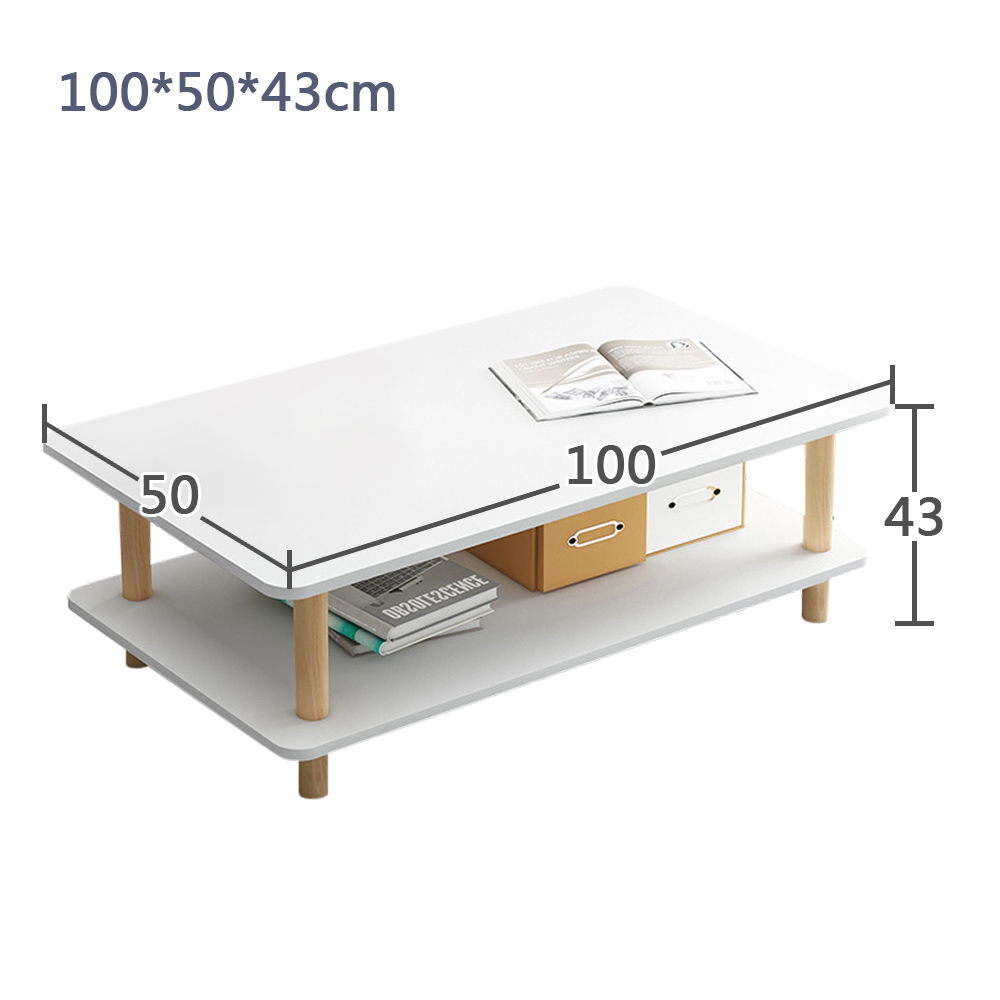       【DR.MANGO 芒果科技】北歐現代簡約小茶几沙發桌100cm(