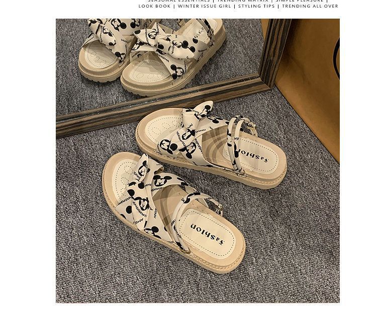 韓系透氣舒適軟底百搭兩穿涼鞋拖鞋 多款可選