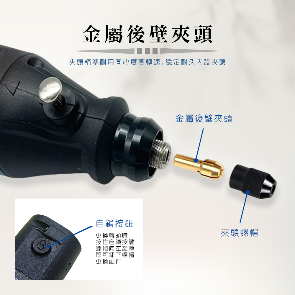 【HANLIN】 DEM21 2in1充電式4V電磨筆工具套組 