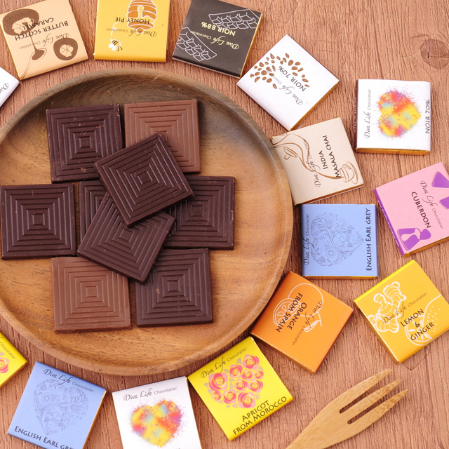 【Diva Life】比利時進口巧克力(6片/盒) 100%可可脂 黑松露／草莓
