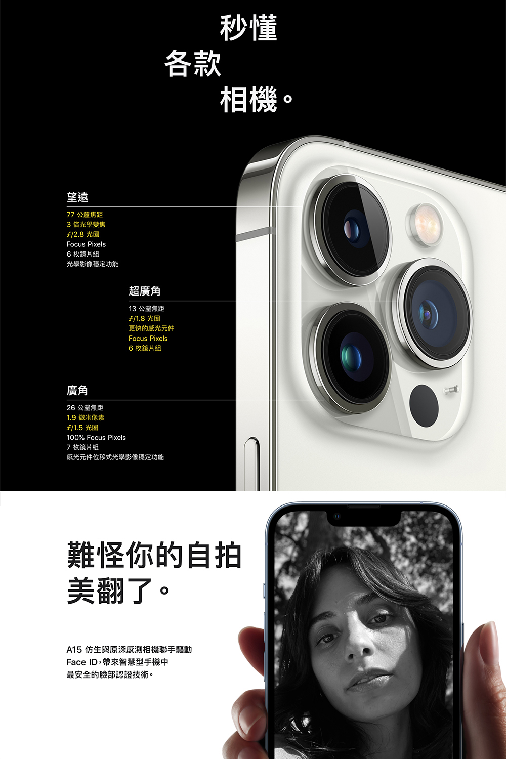 (A級福利品) 【Apple】 iPhone13 Pro 128G 贈殼貼組