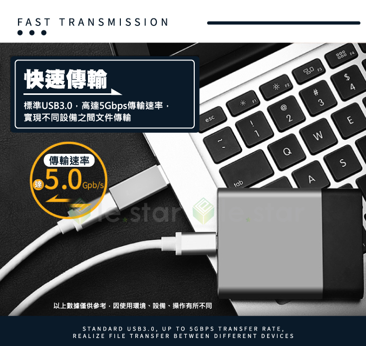 lestar USB3.0 轉 Type-C 、 Type-C 轉 USB3.0 OTG 轉接頭