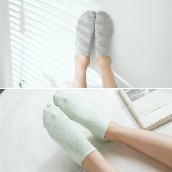 女短襪 獨立包裝 日本馬卡龍短襪 糖果色 船型襪 襪子 隱形純棉 吸汗 棉襪 淺