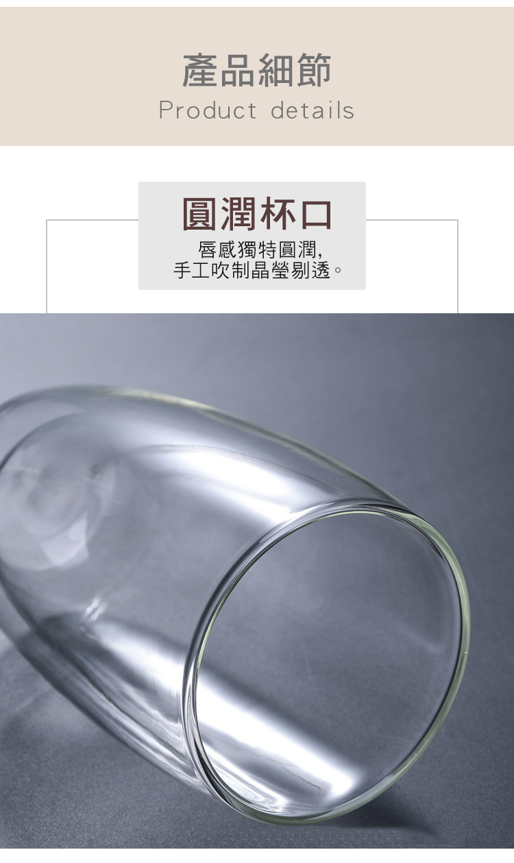 雙層耐熱玻璃杯馬克杯