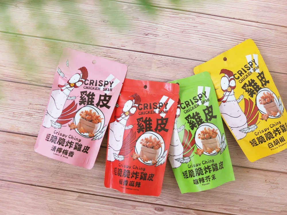 台灣人氣鹹酥雞・經典小吃【經脆脆】酥炸雞皮餅乾(12入組)