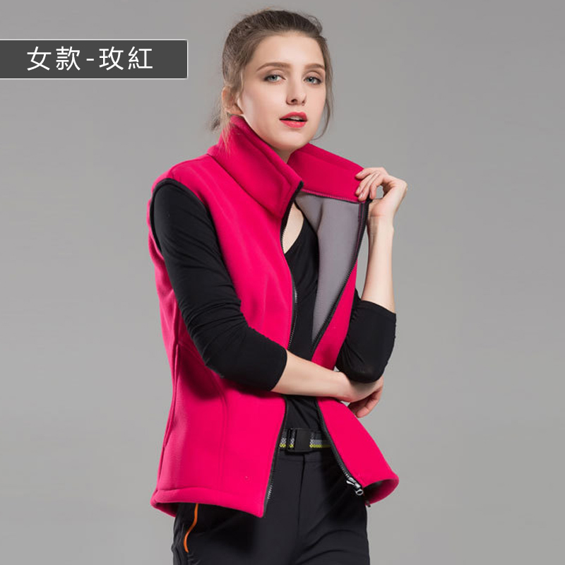 男女款保暖禦寒抓絨背心外套 刷絨背心 L-3XL 抗寒百搭