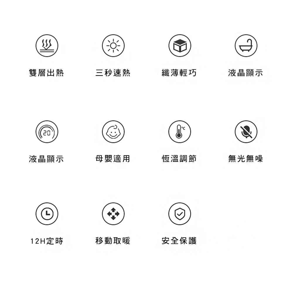 【飛利浦 PHILIPS】智慧溫控 遙控 對流取暖機(AHR3142CS)