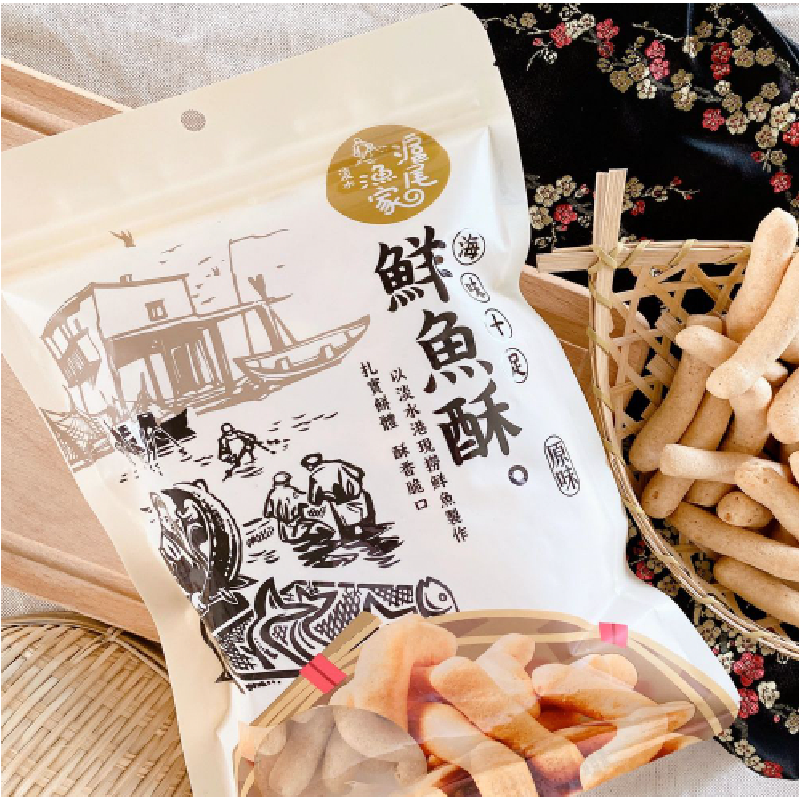 【滬尾漁家】淡水名產鮮魚酥150g 現撈漁貨新鮮製作