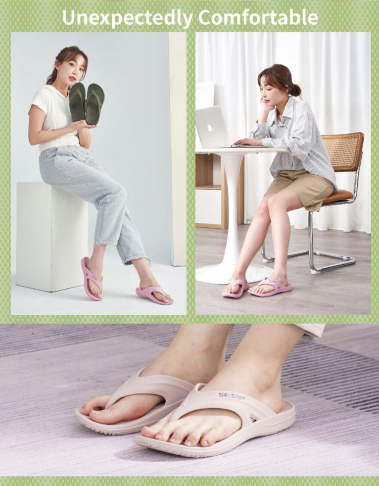 【ATTA】SilicStep 矽晶減塑環保足弓夾腳拖鞋 ISO認證