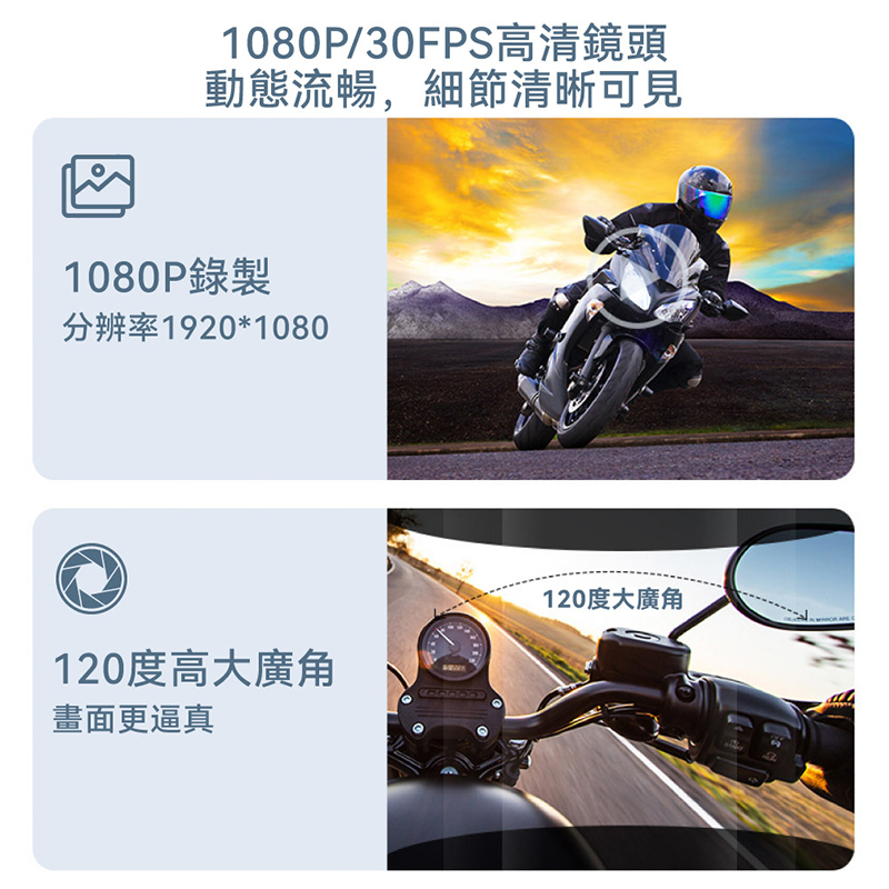 【聆翔】Q28X 安全帽藍牙耳機 行車紀錄器 照相機 IPX6防水／CVC降噪