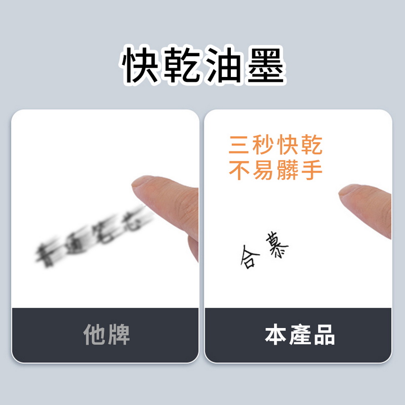 0.5mm ST筆尖自由換芯滑順刷題筆