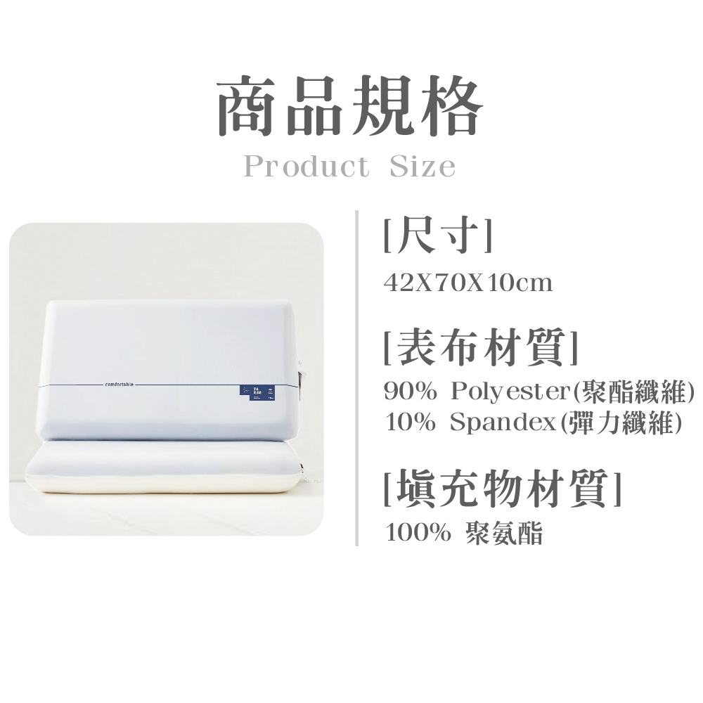 高彈性雙枕芯科技記憶枕 高支撐記憶枕 (雙芯枕 夾芯枕 記憶枕)