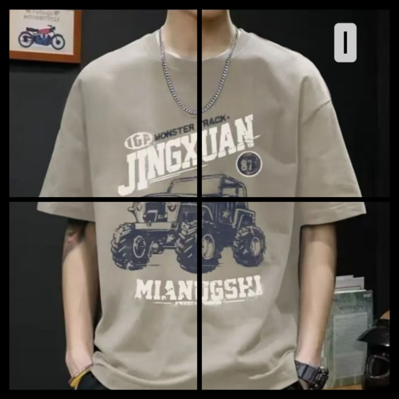 美式復古純棉男短袖T恤雅痞上衣