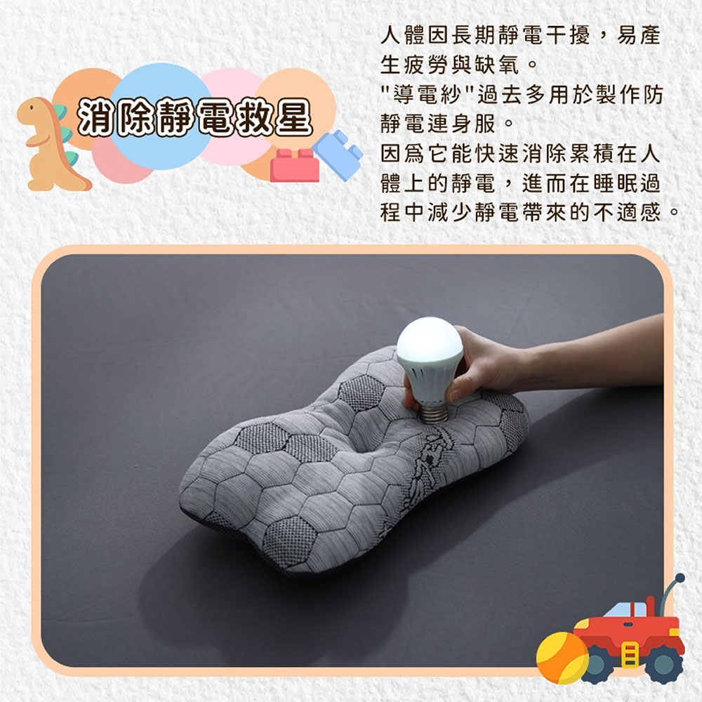石墨烯嬰兒護頭型枕 MIT台灣製造 嬰兒枕頭 定型枕