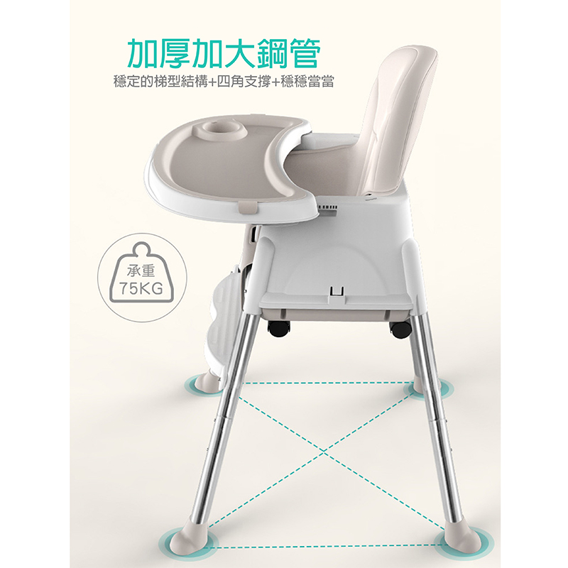 多功能可折疊寶寶餐桌椅 兒童餐椅 三色可選