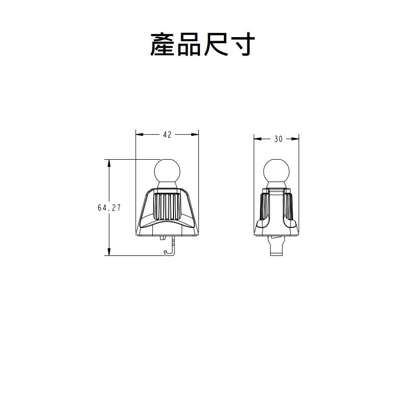 多功能車用出風口手機支架鉤子