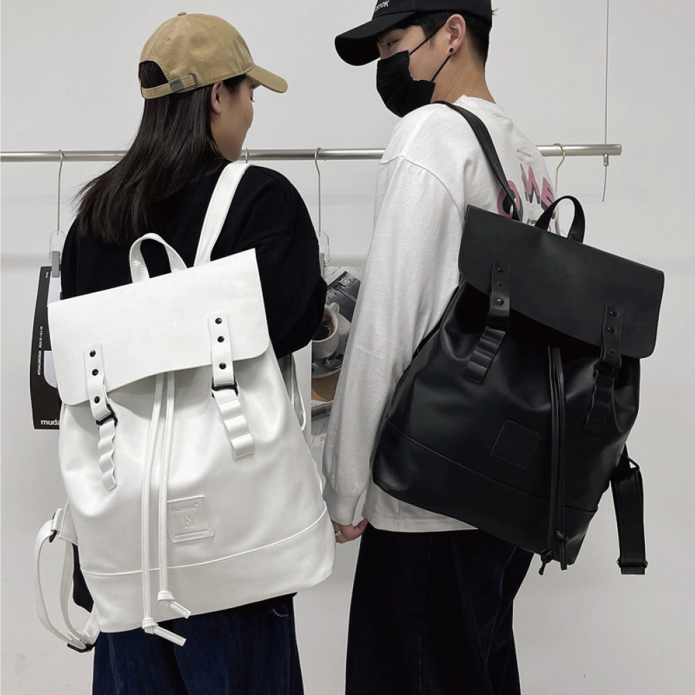 新潮流造型超大容量時尚後背包 電腦包 旅型包 通勤包 兩色任選