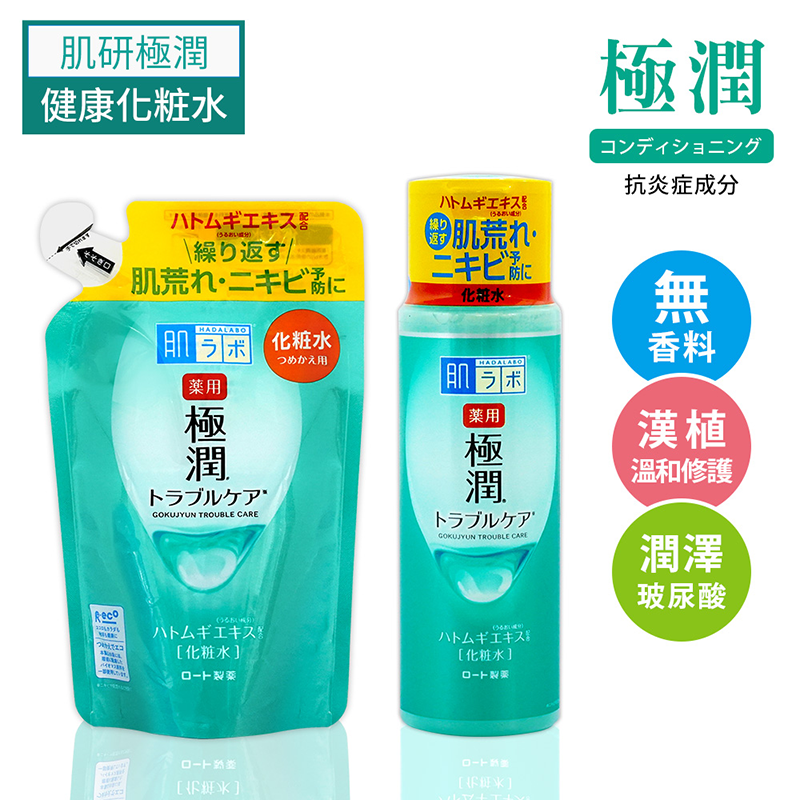 【ROHTO 肌研】極潤健康化妝水/補充包