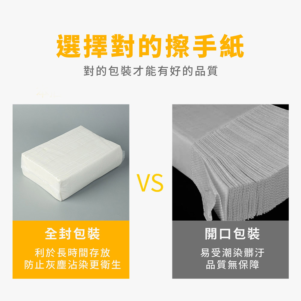 抽取式擦手紙 (100抽/包)