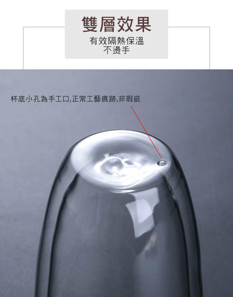 雙層耐熱玻璃杯馬克杯