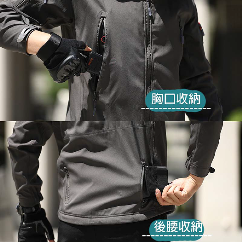 韓系禦寒軟殼加絨防風防水戶外保暖外套 4色 M-3XL 衝鋒外套