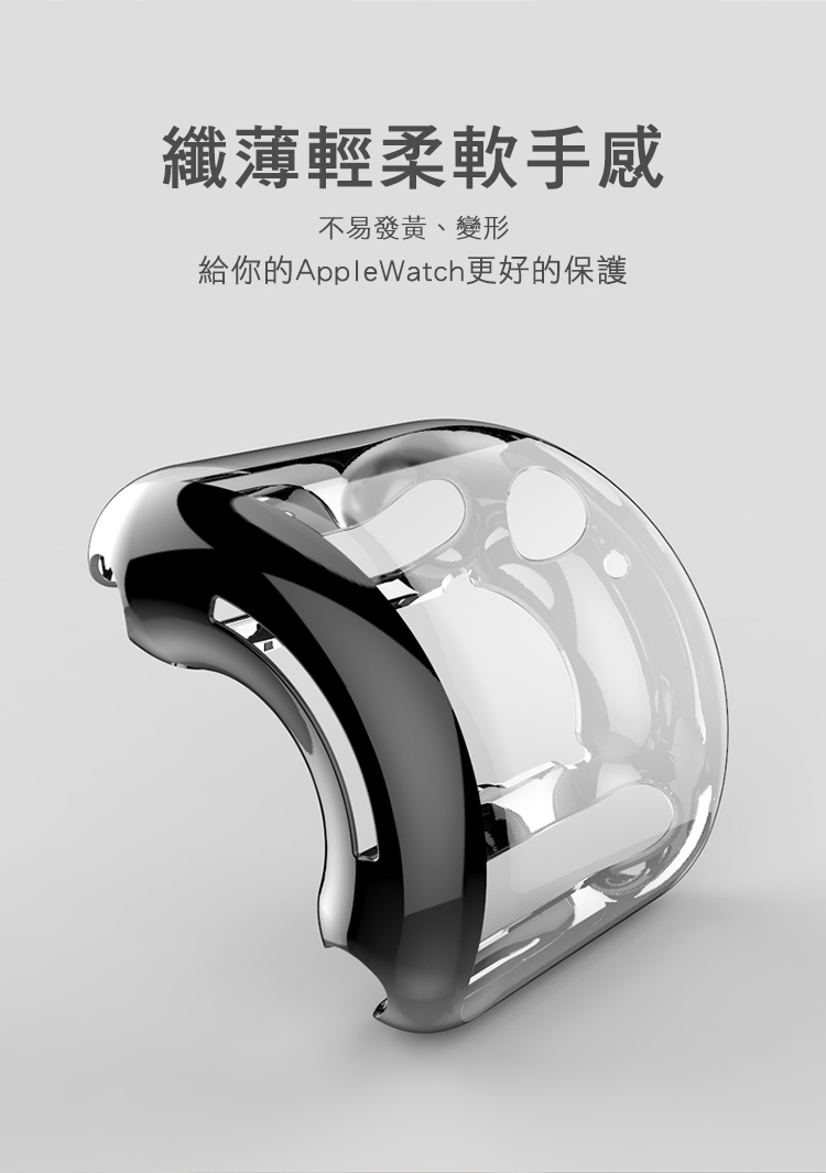       Apple Watch 5 44mm 全包覆透明防撞殼