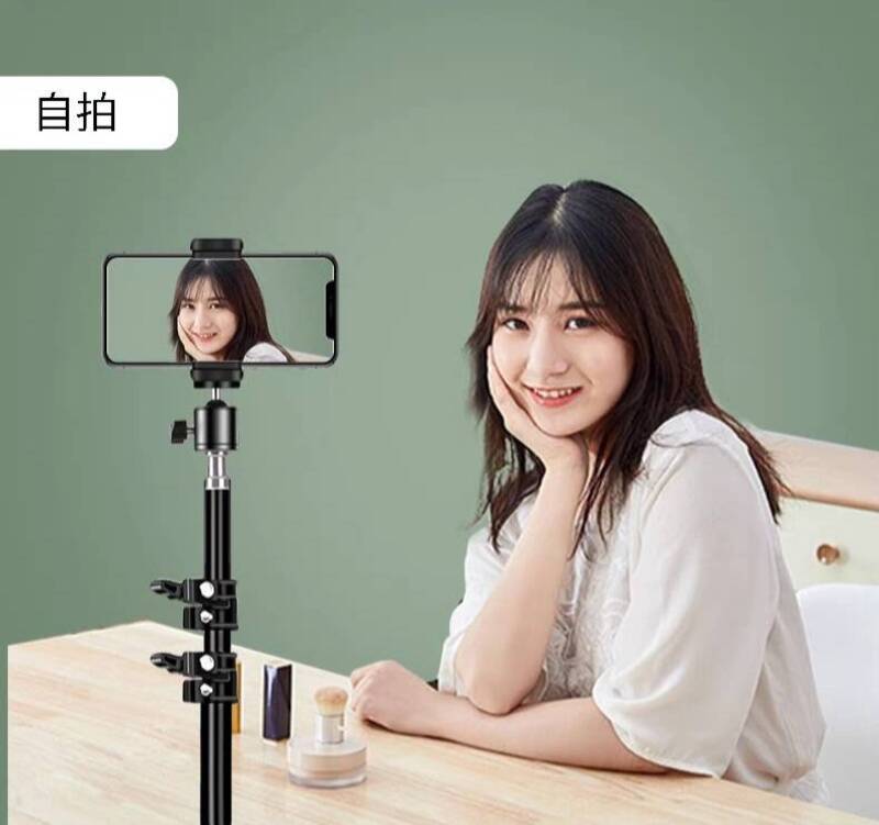 輕巧鋁合金 落地美拍三腳架 2.1公尺