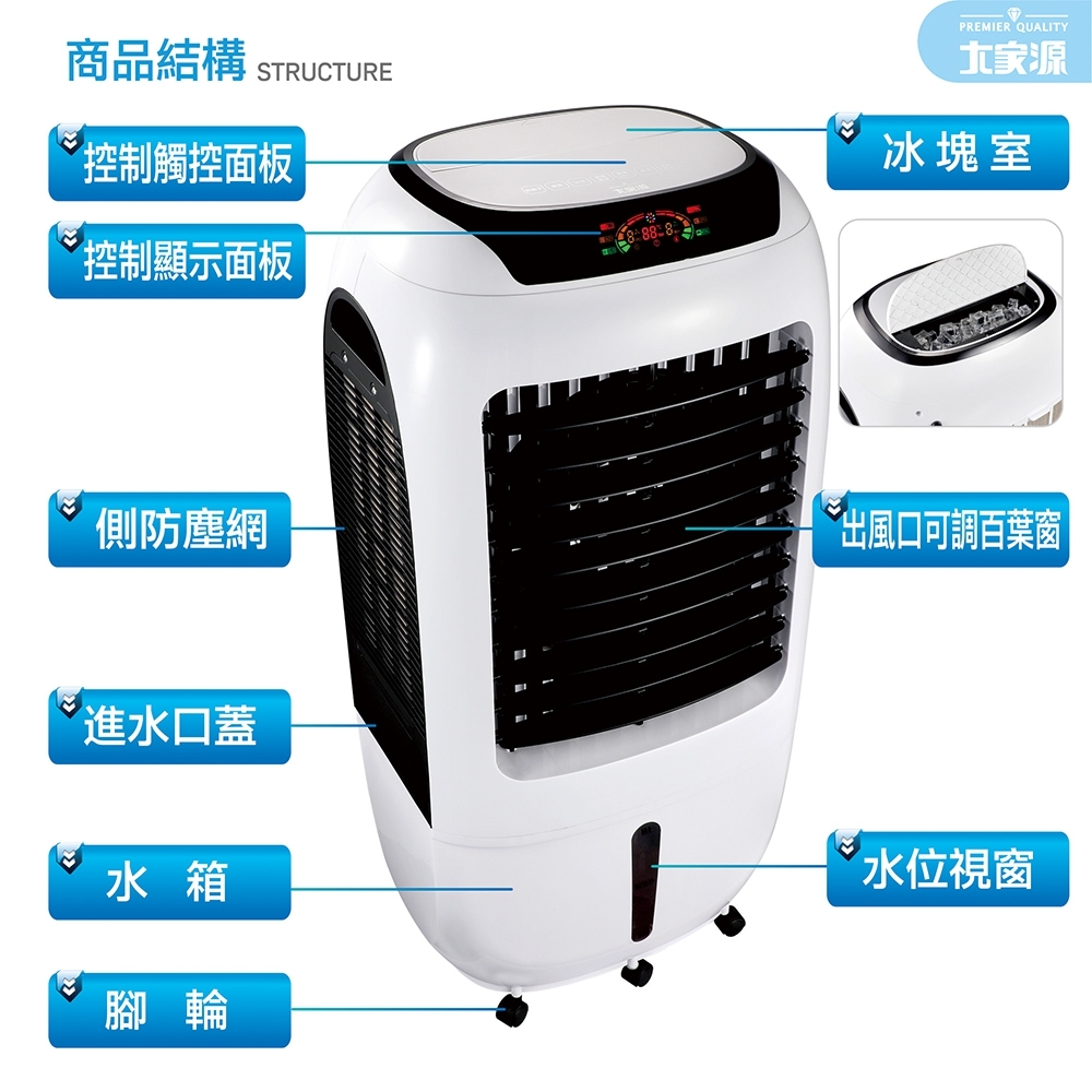 【大家源】水冷冰涼扇系列(TCY-898901/TCY-893002)