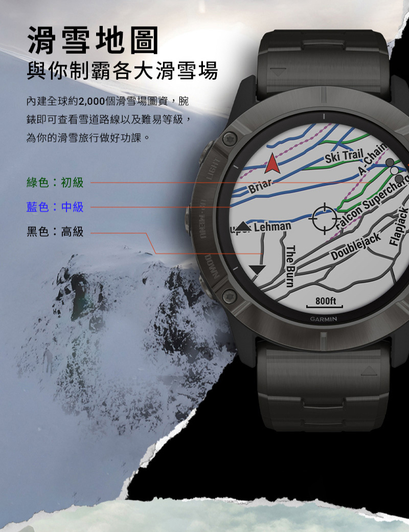 GARMIN Fenix 6X 進階複合式運動GPS腕錶