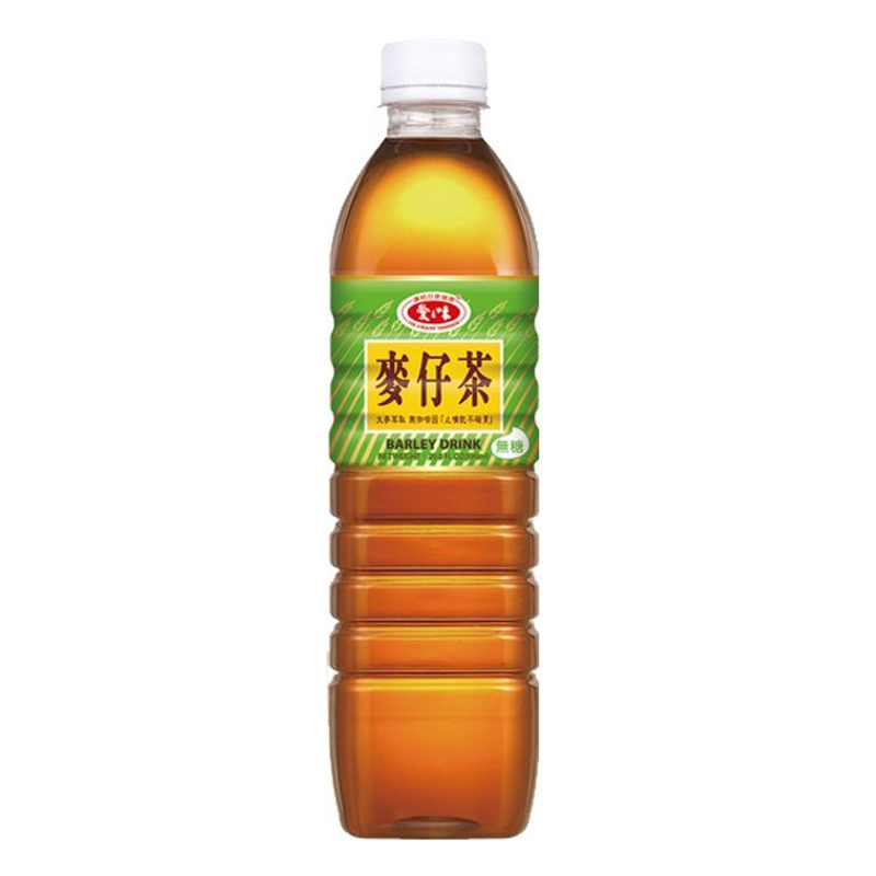 【愛之味】麥仔茶-無糖 590ml (24入/箱)