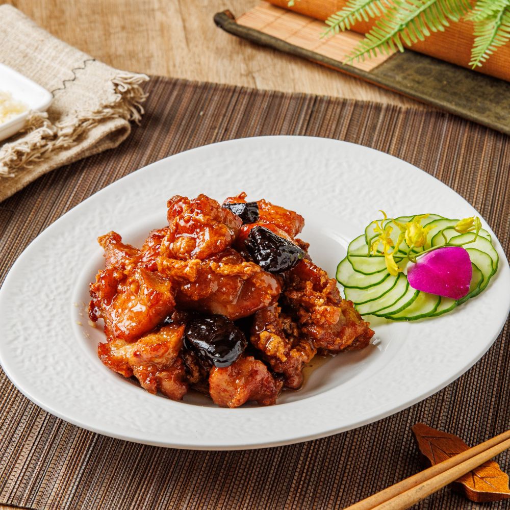 【彭園】譚府蜜棗將軍雞360g 年菜 調理包 桌菜 辦桌菜 梅醬雞肉 家常菜