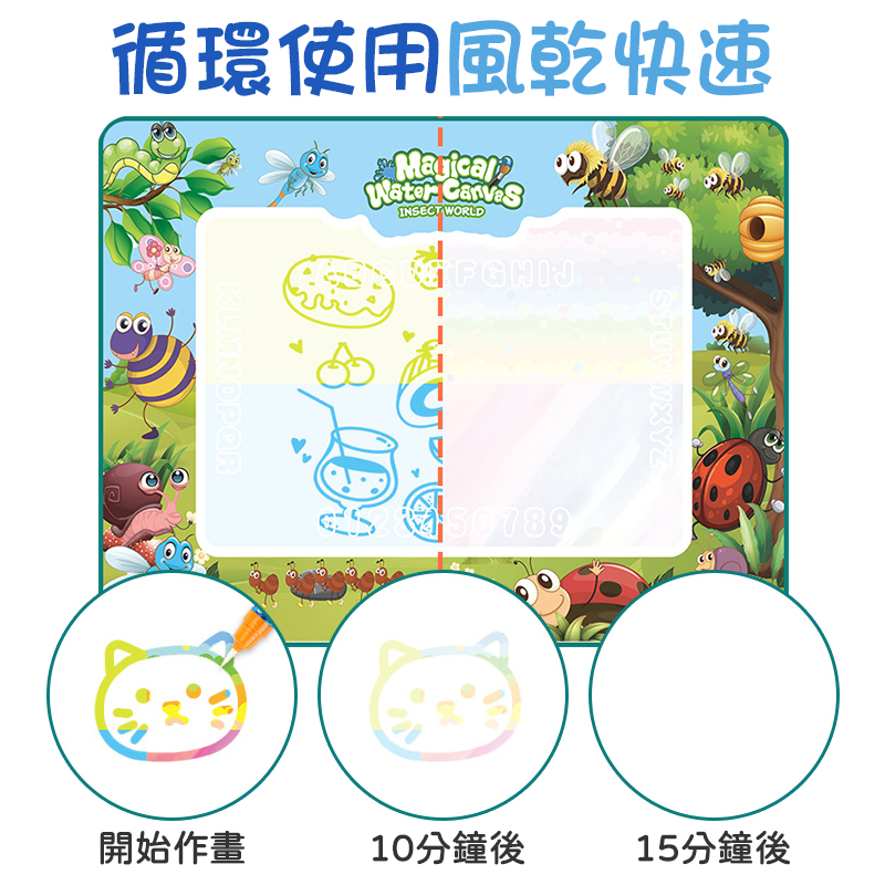 可重複使用 神奇水畫布