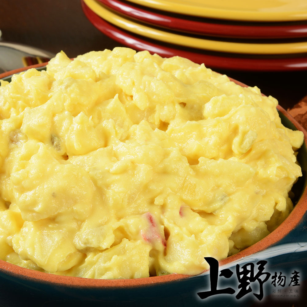       【上野物產】鹹蛋黃蟹味乳酪沙拉 x24包(250g±10%/包)