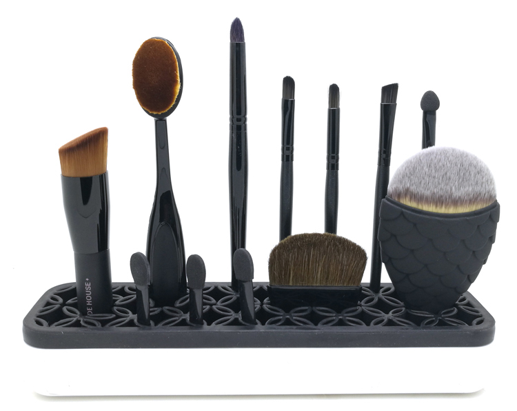 可拆卸化妝刷晾曬收納架 