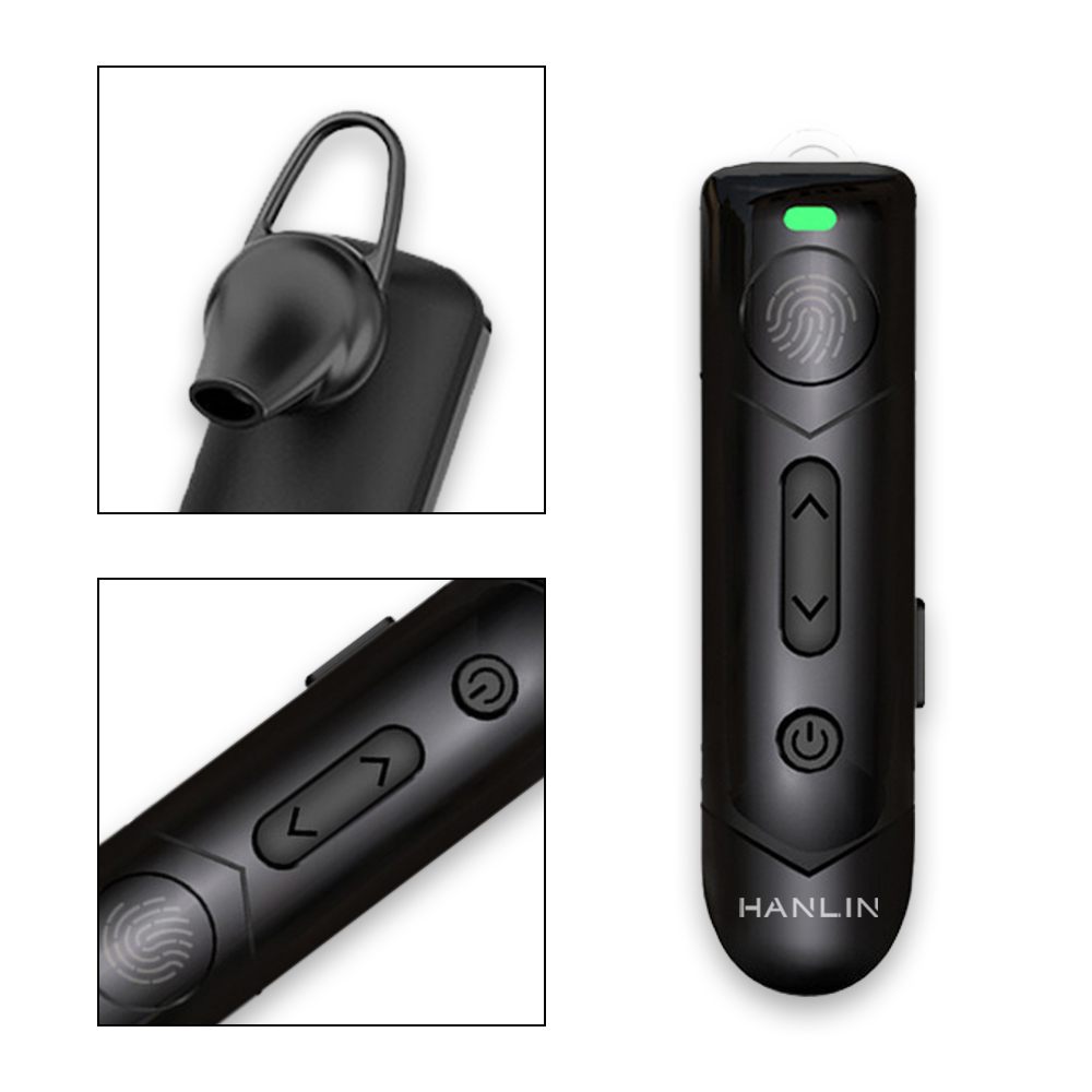 【HANLIN】TLKA27 迷你觸控式耳掛無線電對講機