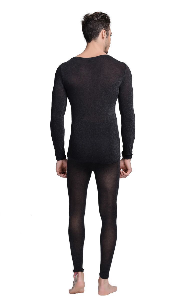 超薄無縫保暖恒溫內衣套裝-男款(上衣+褲子/衛生衣褲)
