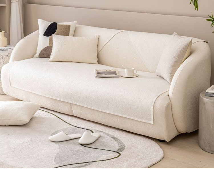 高品質保障法式奶油雪花絨沙發墊