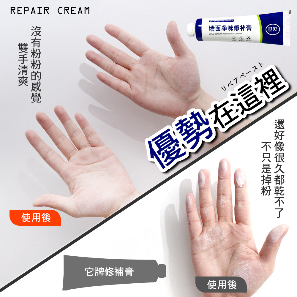 壁癌補牆膏250g(附贈刮刀+尖嘴) 牆壁修補 牆面修補 油漆 補洞 補土