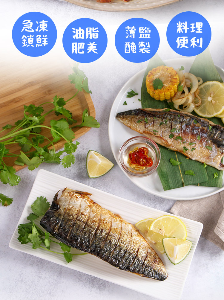 【享吃海鮮】美味老饕挪威鯖魚 200g/片